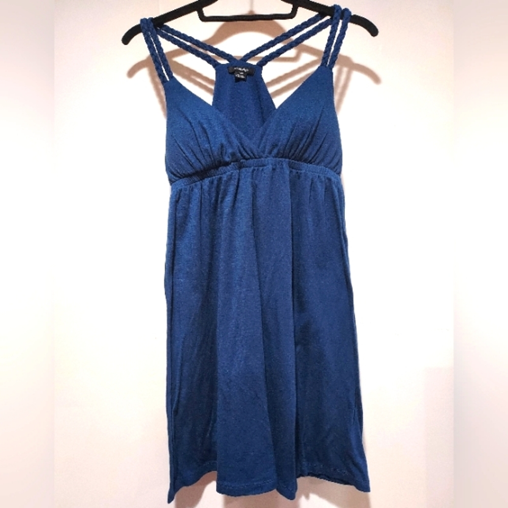 Blue Halter Dress (M/L)